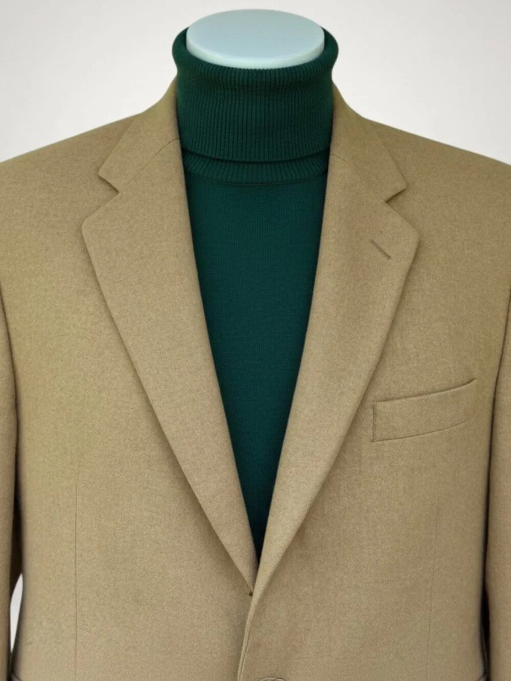 Brooks Brothers 346 100% Camel Hair Blazer Sport Coat 46R Tan Classic